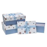 Opakowanie Pudełko prezentowe PUG-23260-PR 3szt ROZETTE