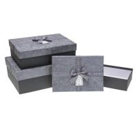 Opakowanie Pudełko prezentowe PUG-23266-PR 3szt ROZETTE