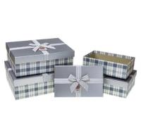 Opakowanie Pudełko prezentowe PUG-23269-PR 4szt ROZETTE