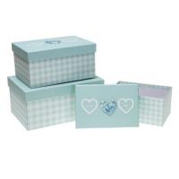 Opakowanie Pudełko prezentowe PUG-23281-PR 3szt ROZETTE