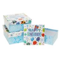 Opakowanie Pudełko prezentowe PUP-22002-KW 3szt ROZETTE