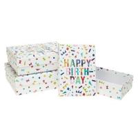 Opakowanie Pudełko prezentowe PUP-22023-PR 3szt ROZETTE