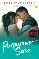 Purpurowe serca. Hype (okładka filmowa) - uszkodzone. Autor: Tess Wakefield. SmakLiter.pl Okładka książki Purpurowe serca. Hype (okładka filmowa) - uszkodzone