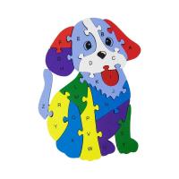 Opakowanie Puzle drewniane Piesek