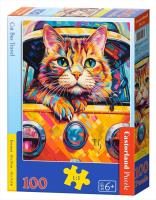 Puzzle 100 Cat Bus Travel CASTOR. Wydawca: Castorland. SmakLiter.pl Opakowanie Puzzle 100 Cat Bus Travel CASTOR