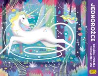 Puzzle 100 elementów Jednorożce Puzzle i książka. Autor: Irena Trevisan, Paszkiewicz Anna. SmakLiter.pl Okładka książki Puzzle 100 elementów Jednorożce Puzzle i książka