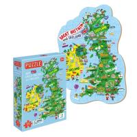 Puzzle 100 Mapa Wielkiej Brytanii i Irlandii. Wydawca: Dodo. SmakLiter.pl Opakowanie Puzzle 100 Mapa Wielkiej Brytanii i Irlandii