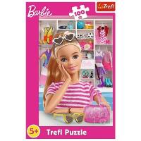 Opakowanie Puzzle 100 Poznaj Barbie TREFL
