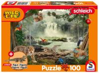 Puzzle 100 Schleich Dzika przyroda + figurka. Wydawca: Schmidt. SmakLiter.pl Opakowanie Puzzle 100 Schleich Dzika przyroda + figurka