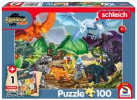 Puzzle 100 Schleich Eldrador Bitwa o super kryształ + figurka 113350. Wydawca: Schmidt Spiele Puzzle. SmakLiter.pl Opakowanie Puzzle 100 Schleich Eldrador Bitwa o super kryształ + figurka 113350