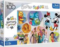 Opakowanie Puzzle 100 Super Shape XL Kolorowy świat Disney