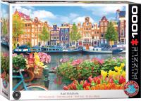Puzzle 1000 Amsterdam, Netherlands 6000-5865. Wydawca: Eurographics. SmakLiter.pl Opakowanie Puzzle 1000 Amsterdam, Netherlands 6000-5865