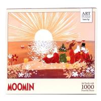 Opakowanie Puzzle 1000 artystyczne Muminki czerwone