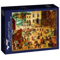 Puzzle 1000 Brueghel, Dziecięce zabawy. Wydawca: Bluebird Puzzle. SmakLiter.pl Opakowanie Puzzle 1000 Brueghel, Dziecięce zabawy