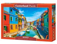 Puzzle 1000 Burano Colors, Italy CASTOR. Wydawca: Castorland. SmakLiter.pl Opakowanie Puzzle 1000 Burano Colors, Italy CASTOR