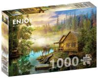 Opakowanie Puzzle 1000 Chatka nad jeziorem