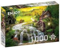 Opakowanie Puzzle 1000 Chatka z młynem wodnym