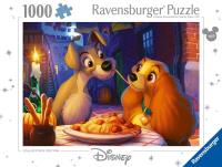 Opakowanie Puzzle 1000 Disney Classics Zakochany kundel