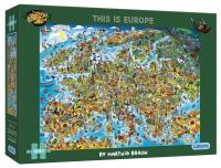 Opakowanie Puzzle 1000 Europa