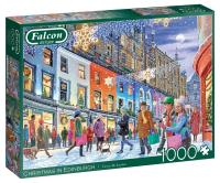 Puzzle 1000 Falcon Boże Narodzenie w Edynburgu G3. Wydawca: Jumbo. SmakLiter.pl Opakowanie Puzzle 1000 Falcon Boże Narodzenie w Edynburgu G3