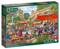 Puzzle 1000 Falcon Ogródek piwny G3. Wydawca: Jumbo. SmakLiter.pl Opakowanie Puzzle 1000 Falcon Ogródek piwny G3