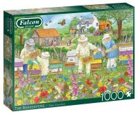 Puzzle 1000 Falcon Pszczelarze G3. Wydawca: Jumbo. SmakLiter.pl Opakowanie Puzzle 1000 Falcon Pszczelarze G3