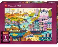 Puzzle 1000 Filmy Wesa Andersena. Wydawca: Heye. SmakLiter.pl Opakowanie Puzzle 1000 Filmy Wesa Andersena