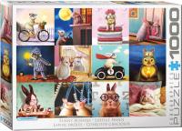 Puzzle 1000 Funny Bunnies 6000-5693. Wydawca: Eurographics. SmakLiter.pl Opakowanie Puzzle 1000 Funny Bunnies 6000-5693
