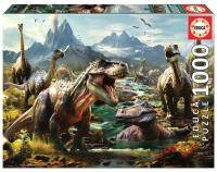 Puzzle 1000 Groźne dinozaury G3. Wydawca: Educa. SmakLiter.pl Opakowanie Puzzle 1000 Groźne dinozaury G3