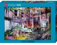 Puzzle 1000 In/Outside, Ucieczka z domu. Wydawca: Heye. SmakLiter.pl Opakowanie Puzzle 1000 In/Outside, Ucieczka z domu