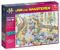 Puzzle 1000 Jan Van Haasteren Wyścig na byle czym. Wydawca: Jumbo. SmakLiter.pl Opakowanie Puzzle 1000 Jan Van Haasteren Wyścig na byle czym