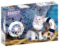 Opakowanie Puzzle 1000 Kapitan kotek