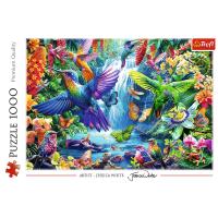 Puzzle 1000 Kolibry w tropikach 10880. Wydawca: Trefl PAP. SmakLiter.pl Opakowanie Puzzle 1000 Kolibry w tropikach 10880