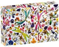 Opakowanie Puzzle 1000 Kwiaty i ważki