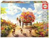 Puzzle 1000 Kwiecisty spacer G3. Wydawca: Educa. SmakLiter.pl Opakowanie Puzzle 1000 Kwiecisty spacer G3