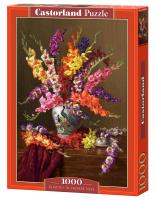Puzzle 1000 Ladiole w chińskiej wazie C-104949. Wydawca: CASTOR. SmakLiter.pl Opakowanie Puzzle 1000 Ladiole w chińskiej wazie C-104949