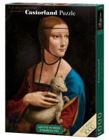 Puzzle 1000 Lady with the Ermine, Da Vinci. Wydawca: Castorland. SmakLiter.pl Opakowanie Puzzle 1000 Lady with the Ermine, Da Vinci