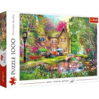 Puzzle 1000  Leśna przystań 10861. Wydawca: Trefl PAP. SmakLiter.pl Opakowanie Puzzle 1000  Leśna przystań 10861