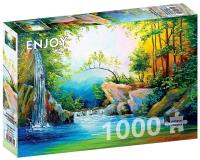 Opakowanie Puzzle 1000 Leśny wodospad