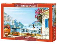 Puzzle 1000 Mediterranean Wine for Two. Wydawca: Castorland. SmakLiter.pl Opakowanie Puzzle 1000 Mediterranean Wine for Two
