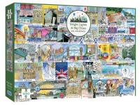 Opakowanie Puzzle 1000 Miasta w Wielkiej Brytanii