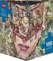 Puzzle 1000 Myśli w głowie, Tiurina. Wydawca: Heye. SmakLiter.pl Opakowanie Puzzle 1000 Myśli w głowie, Tiurina