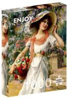 Opakowanie Puzzle 1000 Ogród kwiatowy, Paul Emile Vernon