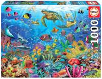 Puzzle 1000 Podwodny świat G3. Wydawca: Educa. SmakLiter.pl Opakowanie Puzzle 1000 Podwodny świat G3
