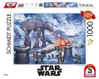 Puzzle 1000 PQ Star Wars Bitwa o Hoth T. Kinkade 110802. Wydawca: Schmidt Spiele Puzzle. SmakLiter.pl Opakowanie Puzzle 1000 PQ Star Wars Bitwa o Hoth T. Kinkade 110802