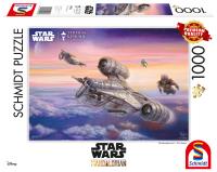 Puzzle 1000 PQ Star Wars The Mandalorian Eskorta T. Kinkade 110804. Wydawca: Schmidt Spiele Puzzle. SmakLiter.pl Opakowanie Puzzle 1000 PQ Star Wars The Mandalorian Eskorta T. Kinkade 110804