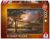 Puzzle 1000 PQ Terry Redlin Żniwa w blasku słońca. Wydawca: Schmidt. SmakLiter.pl Opakowanie Puzzle 1000 PQ Terry Redlin Żniwa w blasku słońca