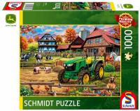 Puzzle 1000 PQ Traktor 5050E John Deere 112722. Wydawca: Schmidt Spiele Puzzle. SmakLiter.pl Opakowanie Puzzle 1000 PQ Traktor 5050E John Deere 112722