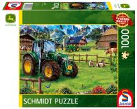 Puzzle 1000 PQ Traktor 6120M John Deere 112723. Wydawca: Schmidt Spiele Puzzle. SmakLiter.pl Opakowanie Puzzle 1000 PQ Traktor 6120M John Deere 112723