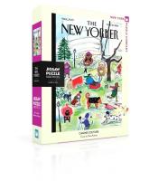 Opakowanie Puzzle 1000 Psie zabawy w parku, New Yorker